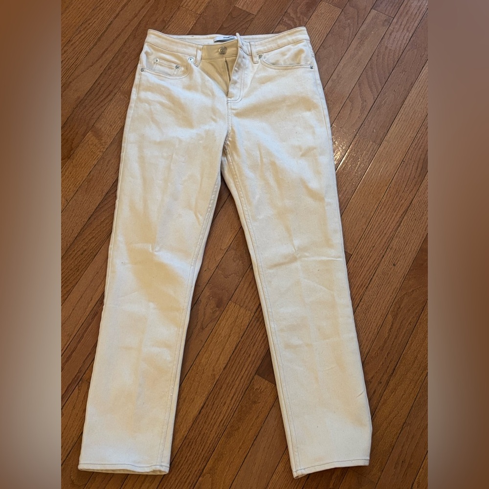 Thakoon cream skinny jeans size 6